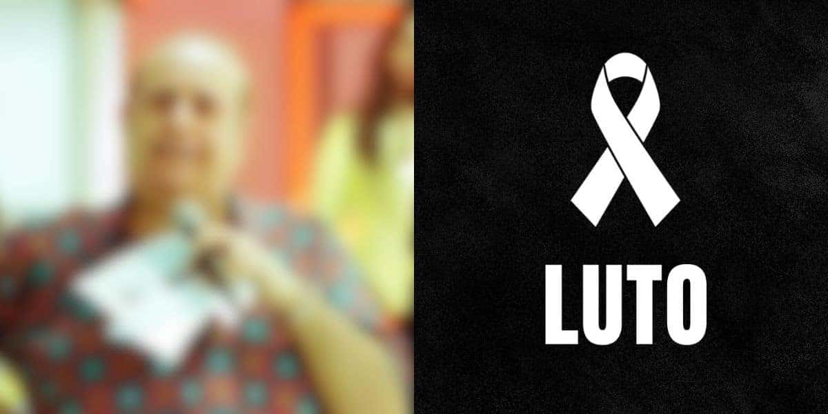 Luto de um dos maiores apresentadores da TV (Reprodução: Montagem TV Foco)