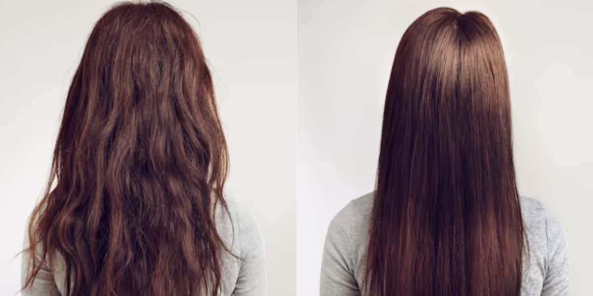 Cabelo Liso antes e depois (Foto: Divulgação)