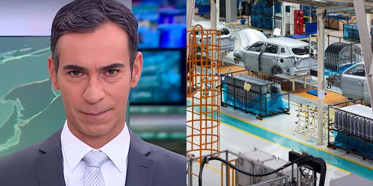 César Tralli deu notícia no Jornal Hoje (Foto: Reprodução / TV Globo)