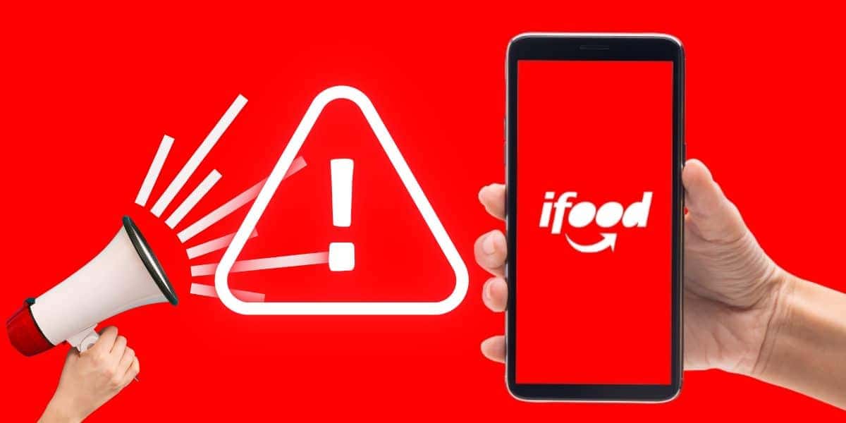 iFood emite comunicado (Reprodução: Montagem TV Foco)