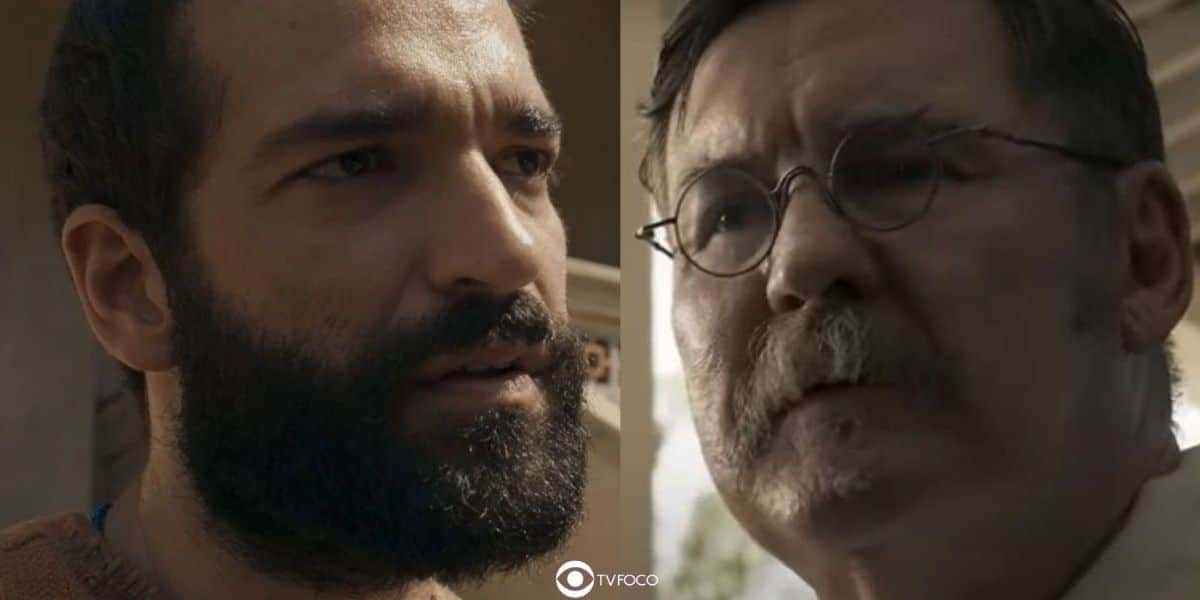 José Inocêncio e Belarmino em Renascer (Foto: Reprodução / Globo)