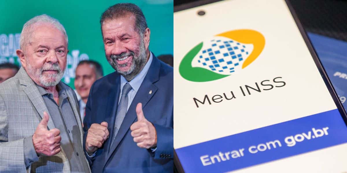 Lula e o ministro da Previdência Social, Carlos Lupi (Foto: Ricardo Stuckert / Divulgação)