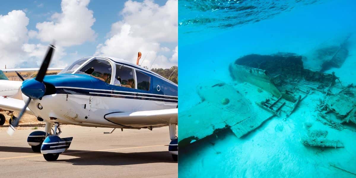 Avião que levava família do ator caiu em mar do Caribe (Foto: TV Foco)