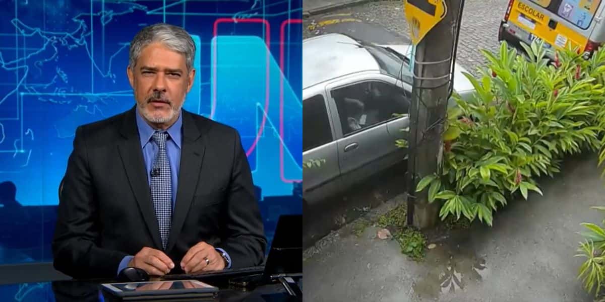William Bonner expôs detalhes do caso que aconteceu no Rio de Janeiro (Foto: Reprodução / TV Globo)