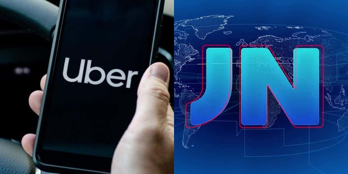 Anúncio sobre a Uber foi feito no Jornal Nacional (Foto: Divulgação)