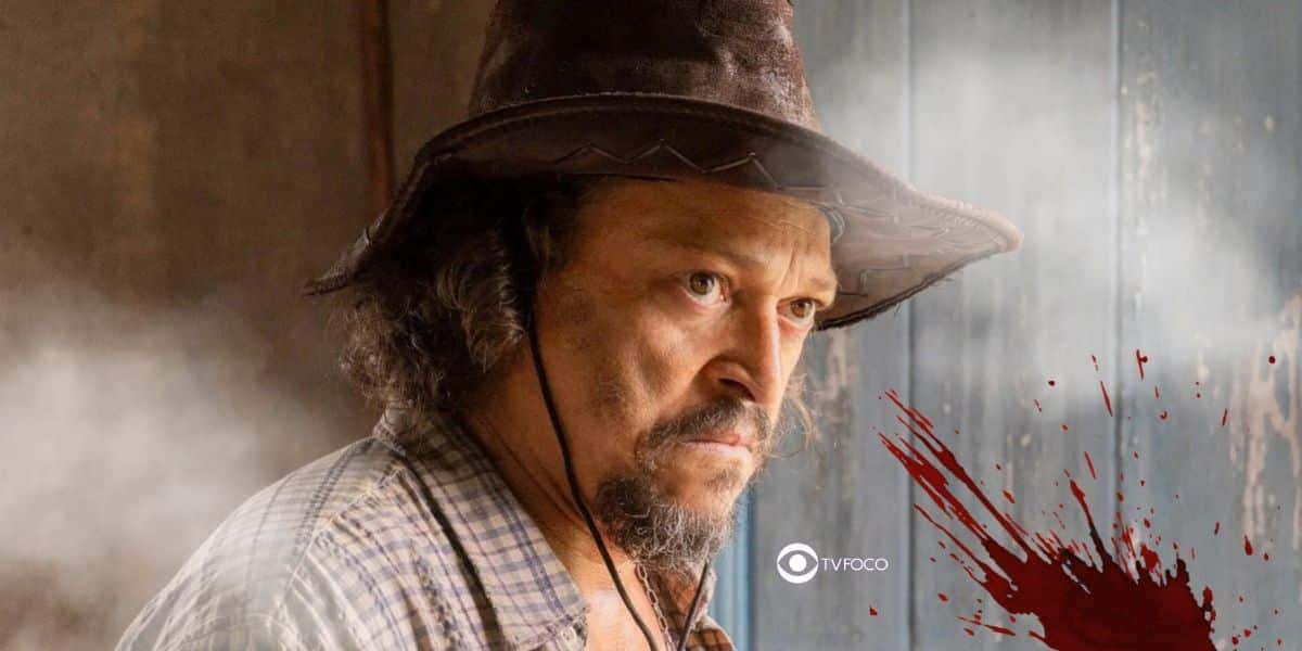 Venâncio (Fábio Lago) é o vilão de Renascer (Foto: Reprodução / Globo / Montagem TV Foco)