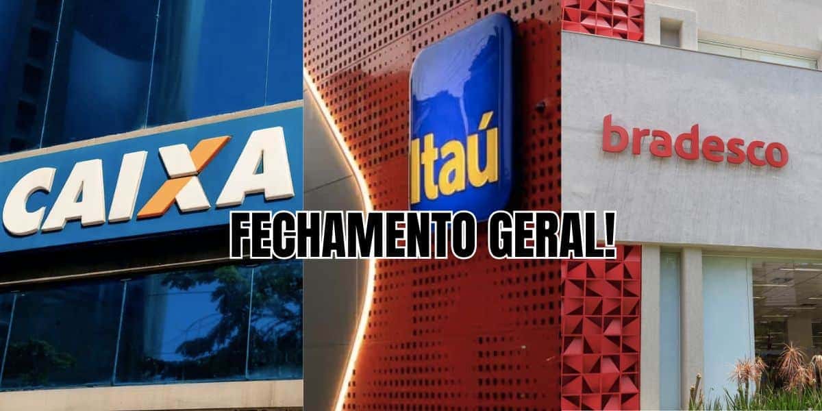 Caixa, Itaú e Bradesco (Reprodução/Montagem TV Foco)