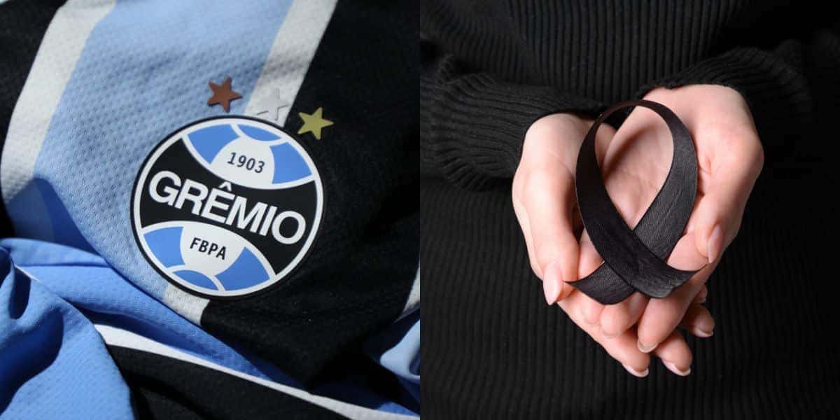 Grêmio emite comunicado de luto (Reprodução/Montagem TV Foco)