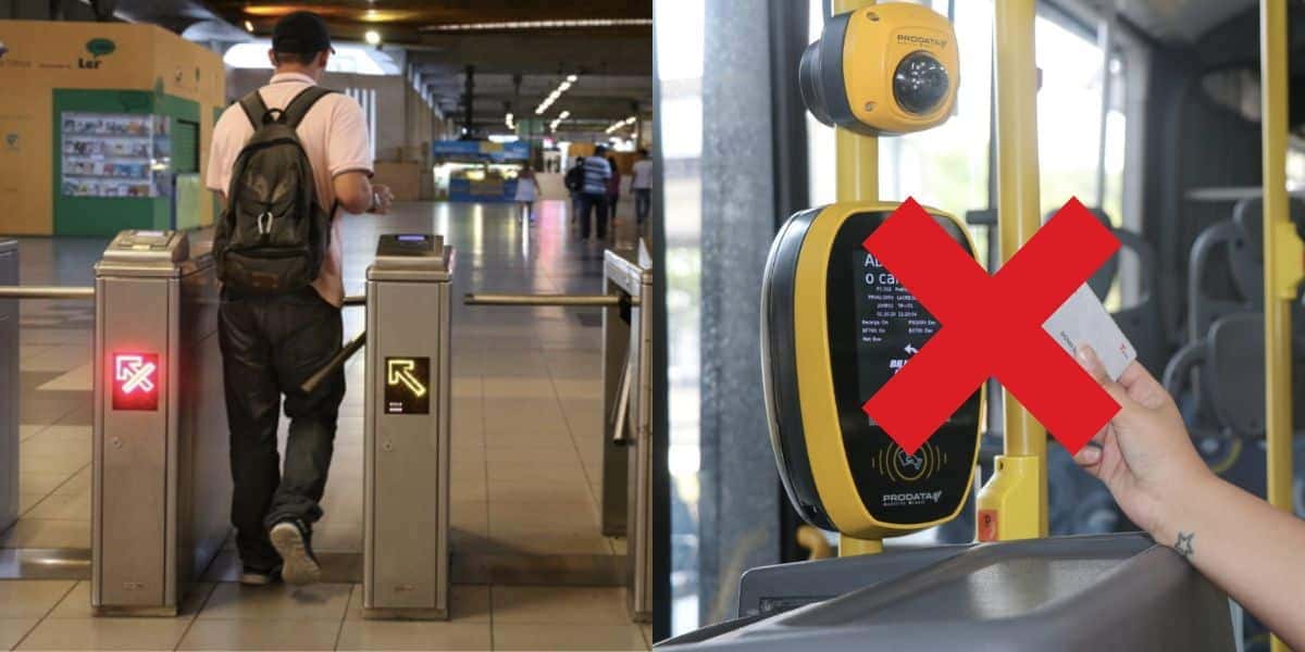 Fim de cartão de metrô e ônibus em fevereiro e substituto em vigor (Reprodução/Montagem TV Foco)