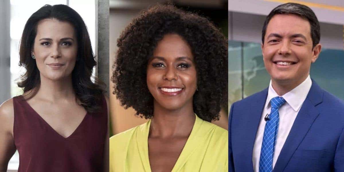 Adriana Araújo, Maju e Severiano (Reprodução/Montagem TV Foco)