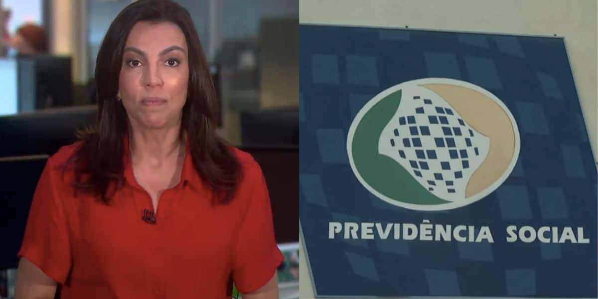 Ana Paula Araújo e Previdência Social (Foto: Reprodução / Globo)