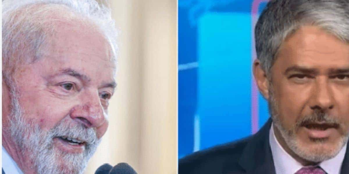 Bonner e Lula - foto: TV Foco