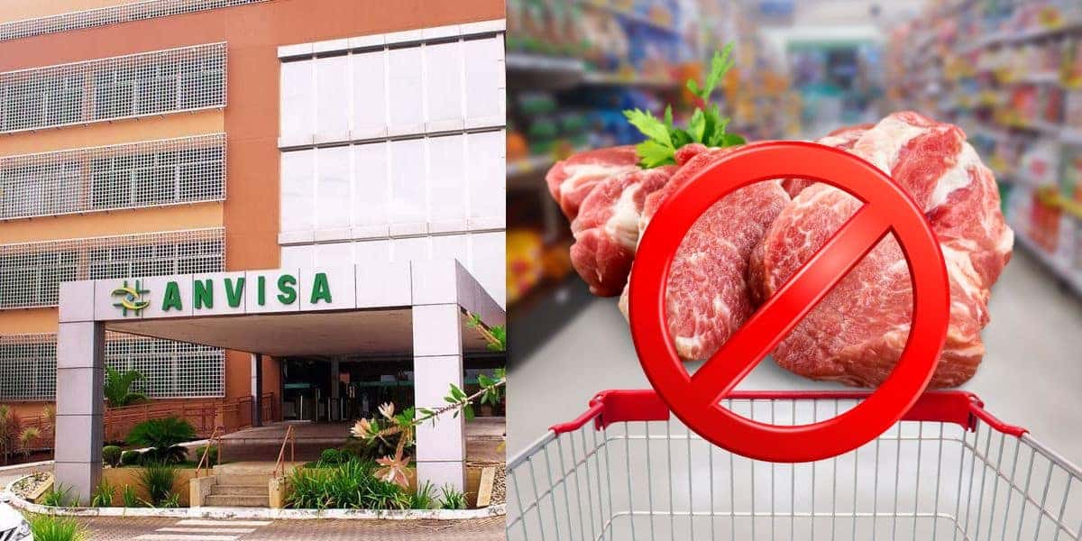 Anvisa e carne popular retirada dos mercados (Foto: Reprodução / Canva / Montagem TV Foco)