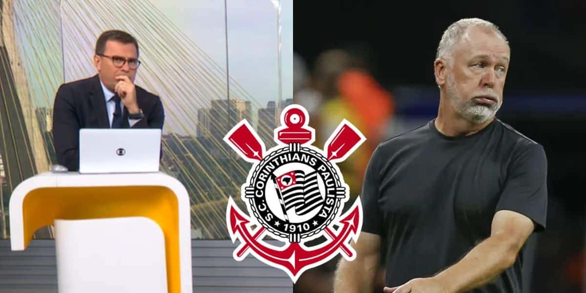 Bocardi comenta sobre substituto de Mano Menezes no Corinthians (Reprodução: Montagem TV Foco)