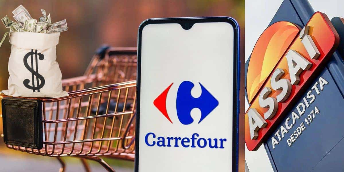 Carrefour e fachada do Assaí (Foto: Reprodução / Pronatec)