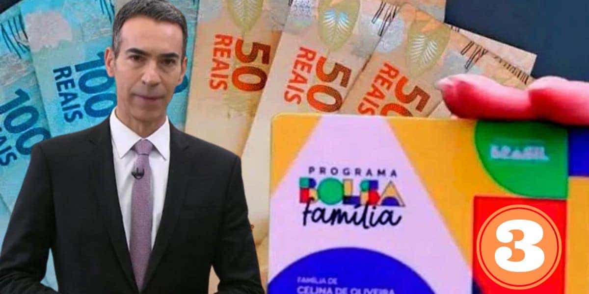 César Tralli, âncora do Jornal Hoje, da Globo, fala sobre o Bolsa Família (Foto: Reprodução / Globo / GOV)