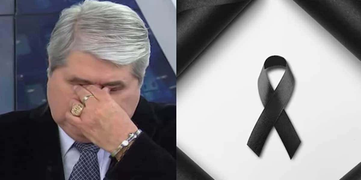 Datena desabafou ao vivo no "Brasil Urgente" após morte de grande jornalista (Foto: Montagem)