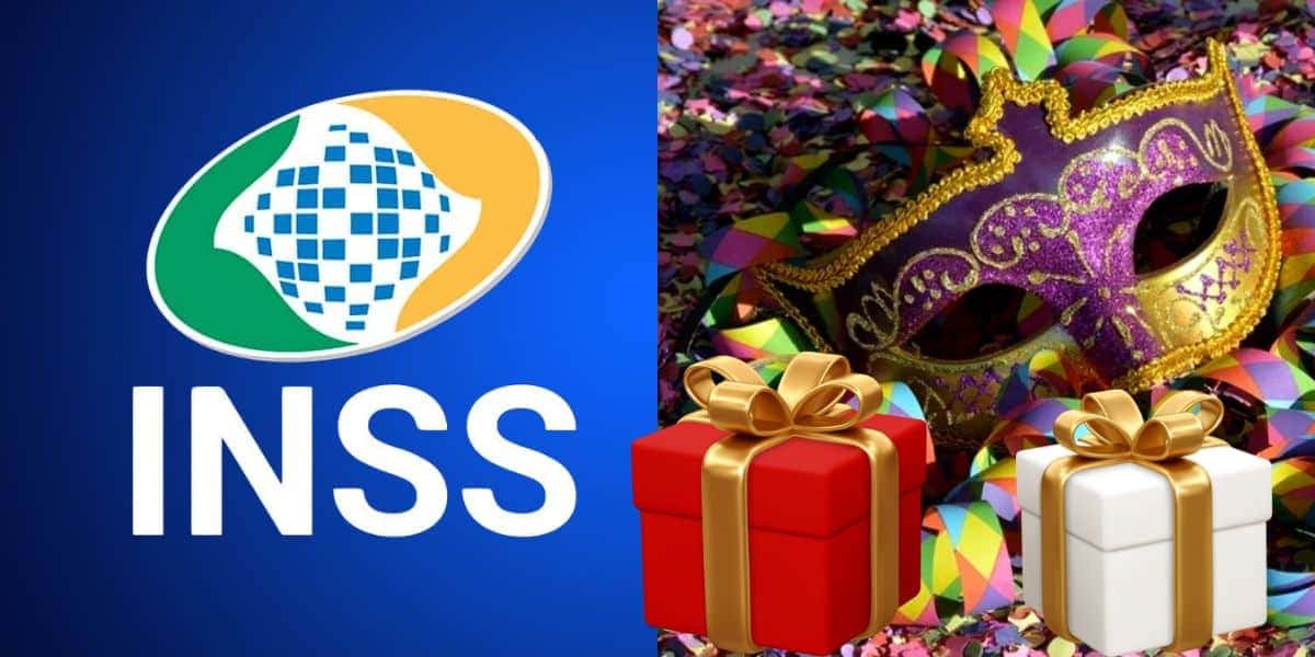 Presente aos aposentados do INSS antes do Carnaval (Reprodução: Montagem TV Foco)