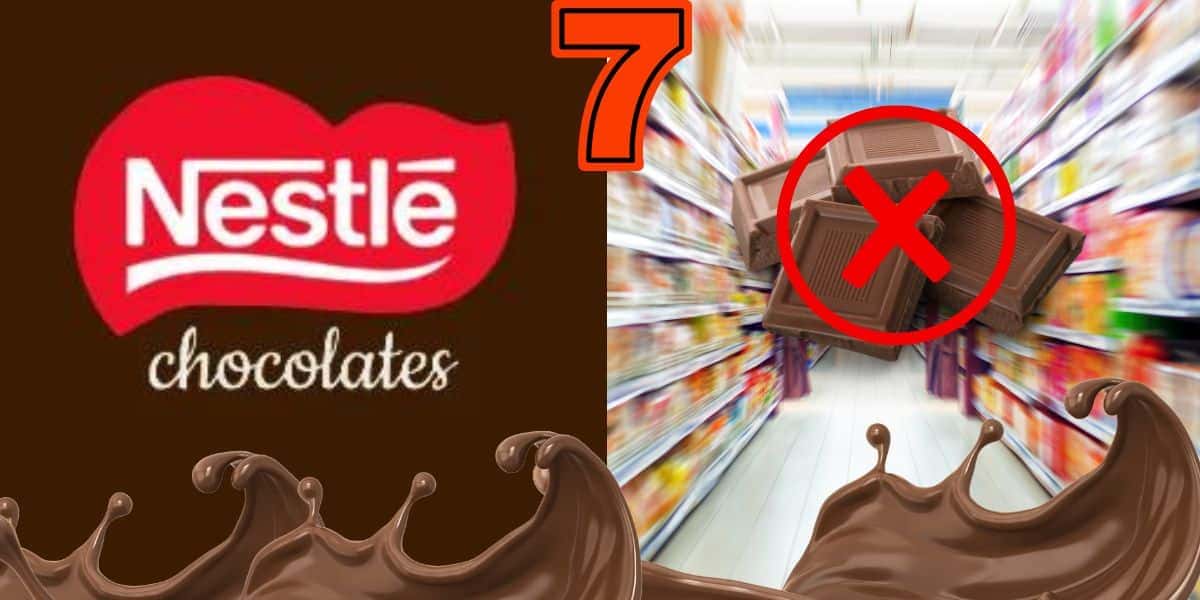 Chocolates Nestlé e corredor de supermercado (Foto: Reprodução / Canva / Montagem TV Foco)