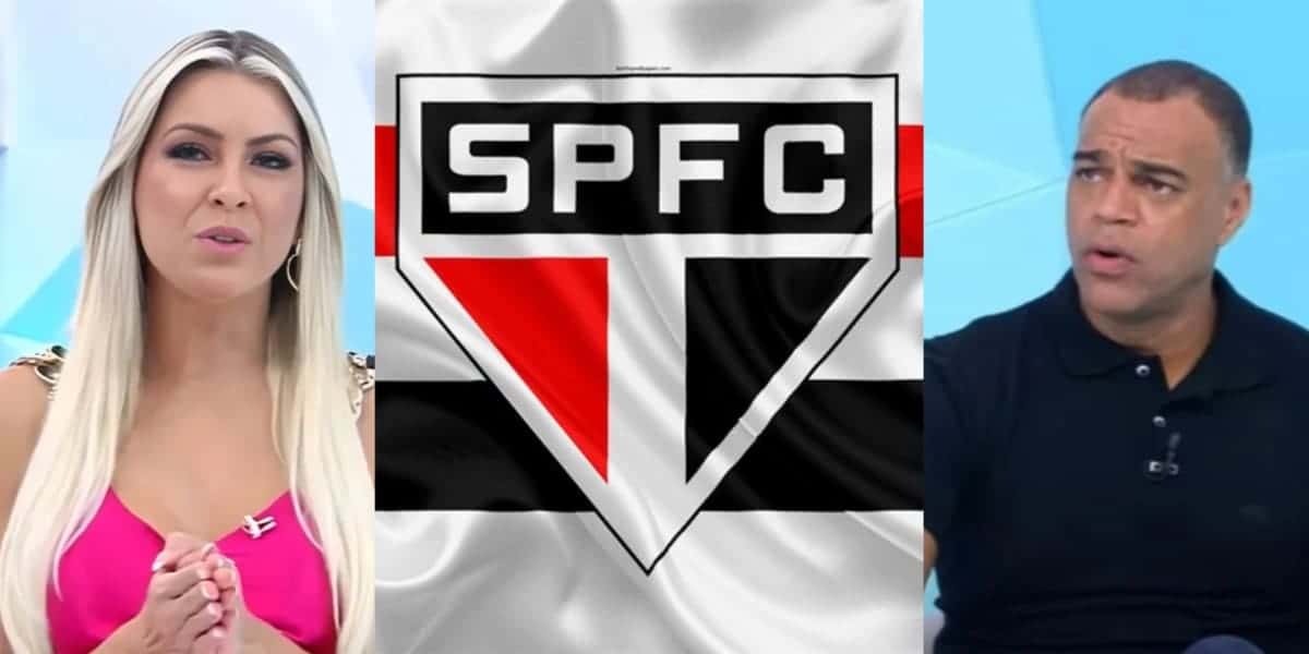 Renata Fan e Denílson confirmaram a volta de um jogador ao São Paulo (Foto: Reprodução/ Internet)