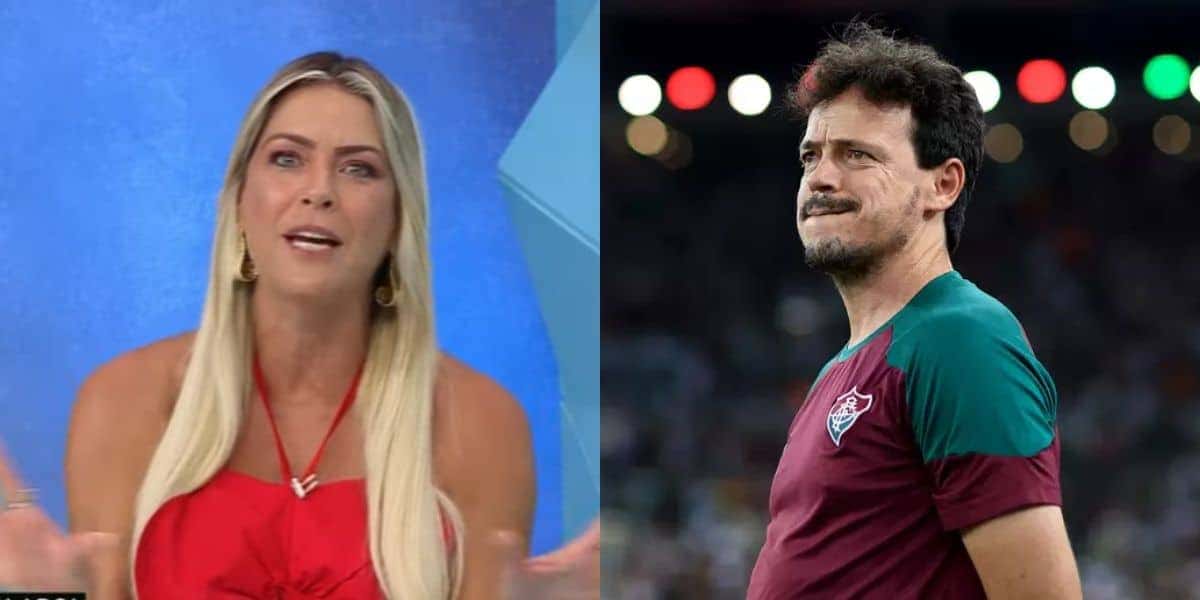 Renata Fan sobre situação delicada de Diniz no Fluminense (Reprodução: Montagem TV Foco)