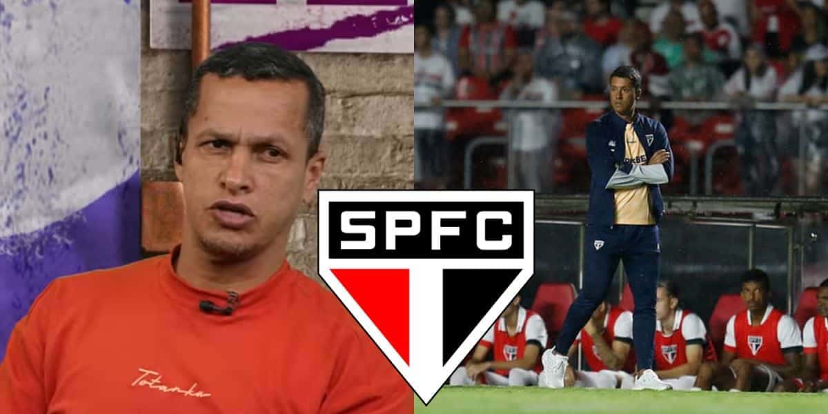 Souza crava situação delicada de Carpini no SP (Reprodução: Montagem TV Foco)