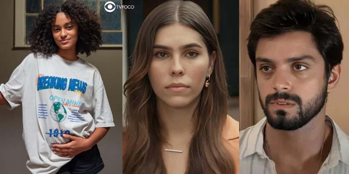 Teca, Buba e Venâncio em Renascer (Foto: Reprodução / Globo / Montagem TV Foco)