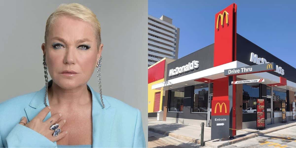 Xuxa vira dona de rede gigante, rival do Mcdonalds (Reprodução/Montagem TV Foco)