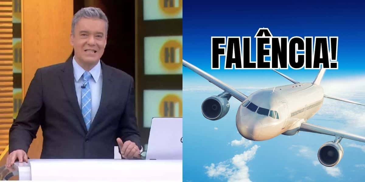 Kovalick para a Globo com falência e dívidas de companhia aérea (Reprodução/Montagem/UAI/Canva)