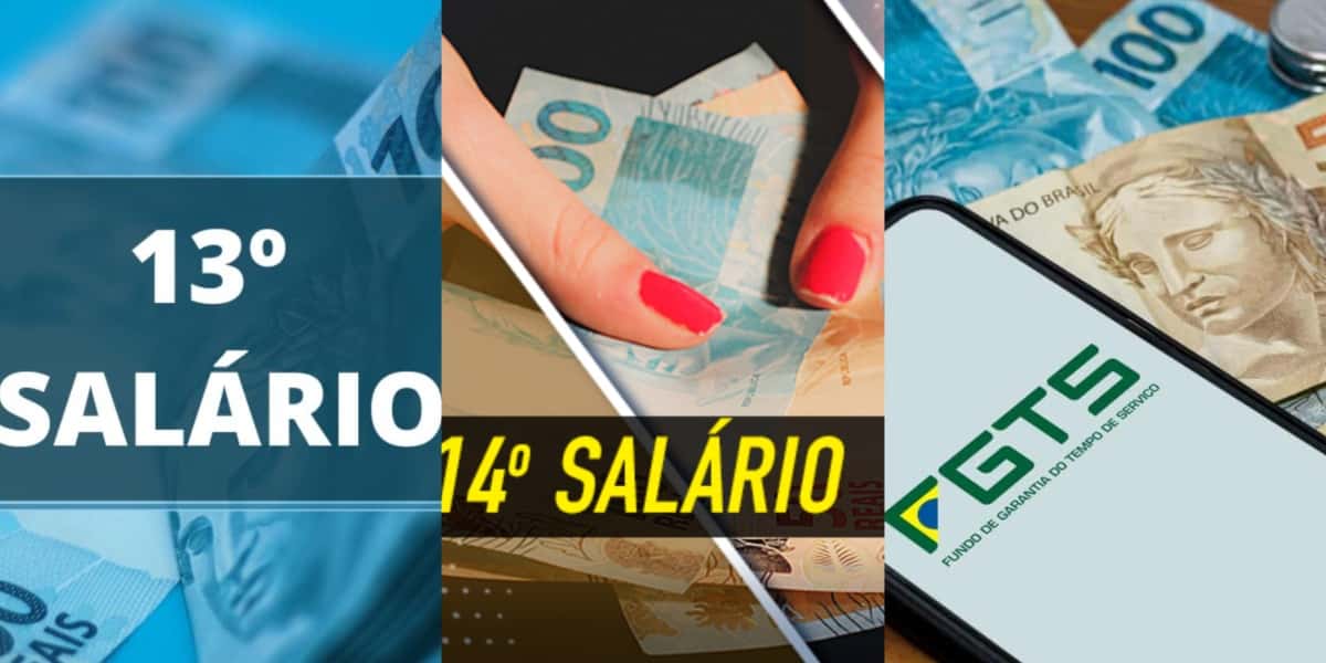 14º +13º disparado a trabalhadores e TODO o FGTS à caminho com nova lei de Lula - Foto: Montagem