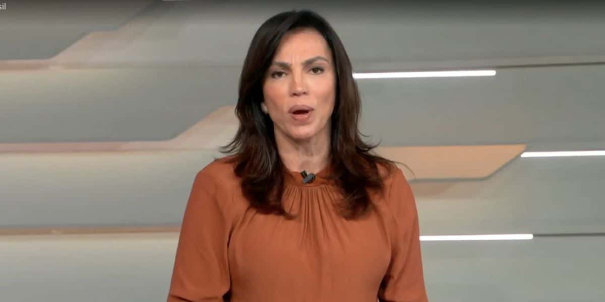 Ana Paula Araújo no Bom Dia Brasil (Foto: Reprodução / Globo)