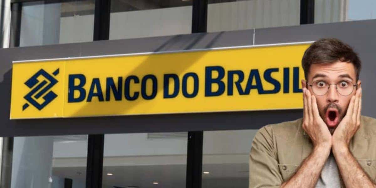 Banco do Brasil e homem chocado (Fotos: Reproduções / Internet / Freepik)