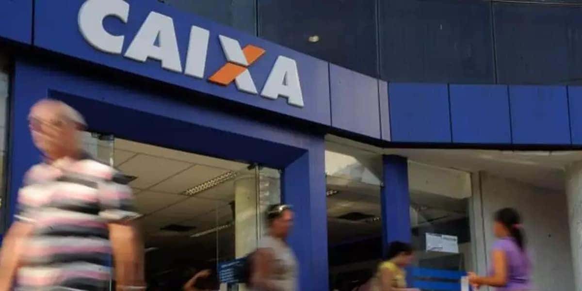 Fachada do prédio da Caixa Econômica Federal (Foto: Reprodução, Montagem - Tv Foco)