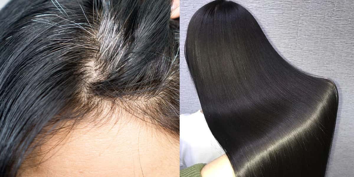 Fios brancos- Cabelo escuro e brilhoso (Foto: Reprodução -Wix)