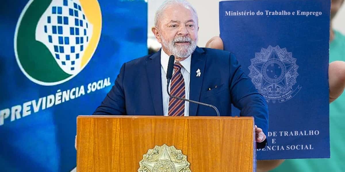 LULA - INSS e CLT (Foto: Reprodução, Montagem - TV Foco)