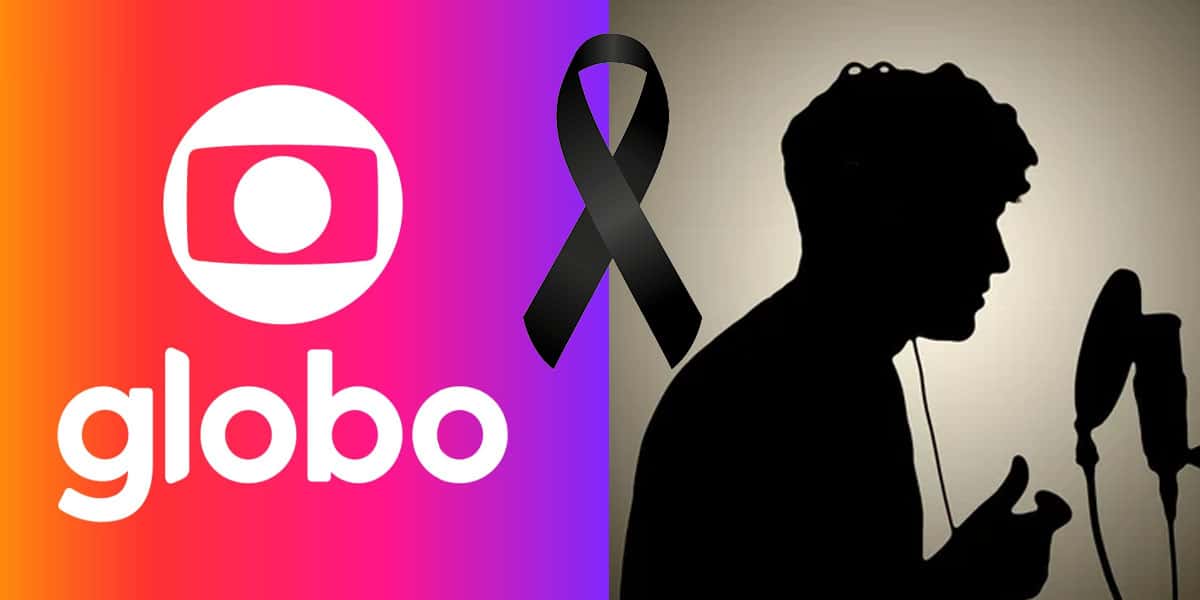 LUTO - Globo confirma morte de cantor (Foto: Reprodução, Montagem - TV Foco)