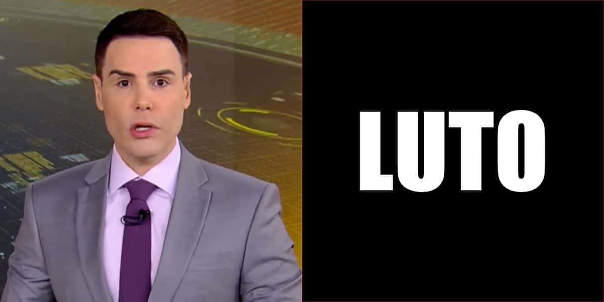 Luiz Bacci / Imagem de luto - Montagem TVFOCO