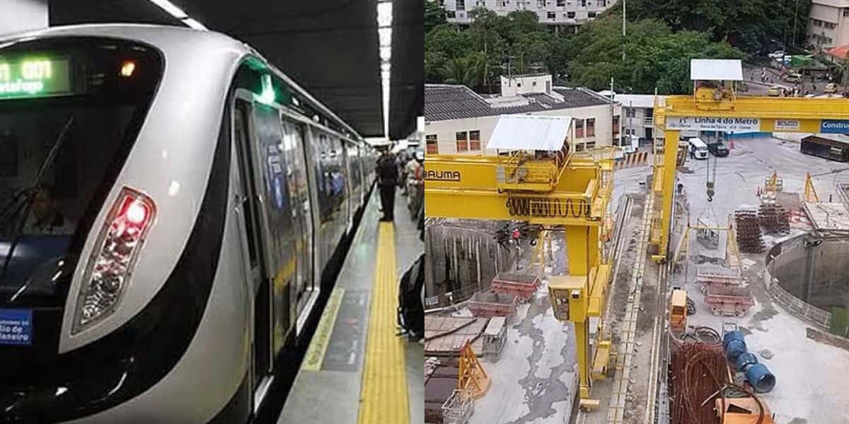 Metrô do Rio de Janeiro - Montagem TVFOCO