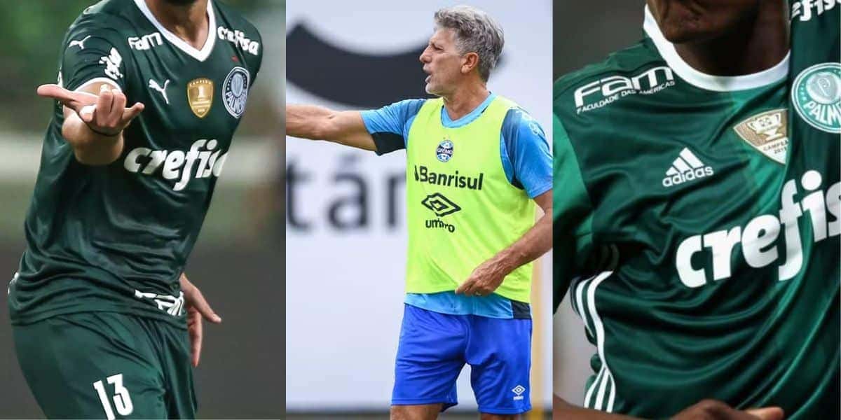 Renato Gaúcho, Luan e Yerri Mina (Reprodução - Internet)