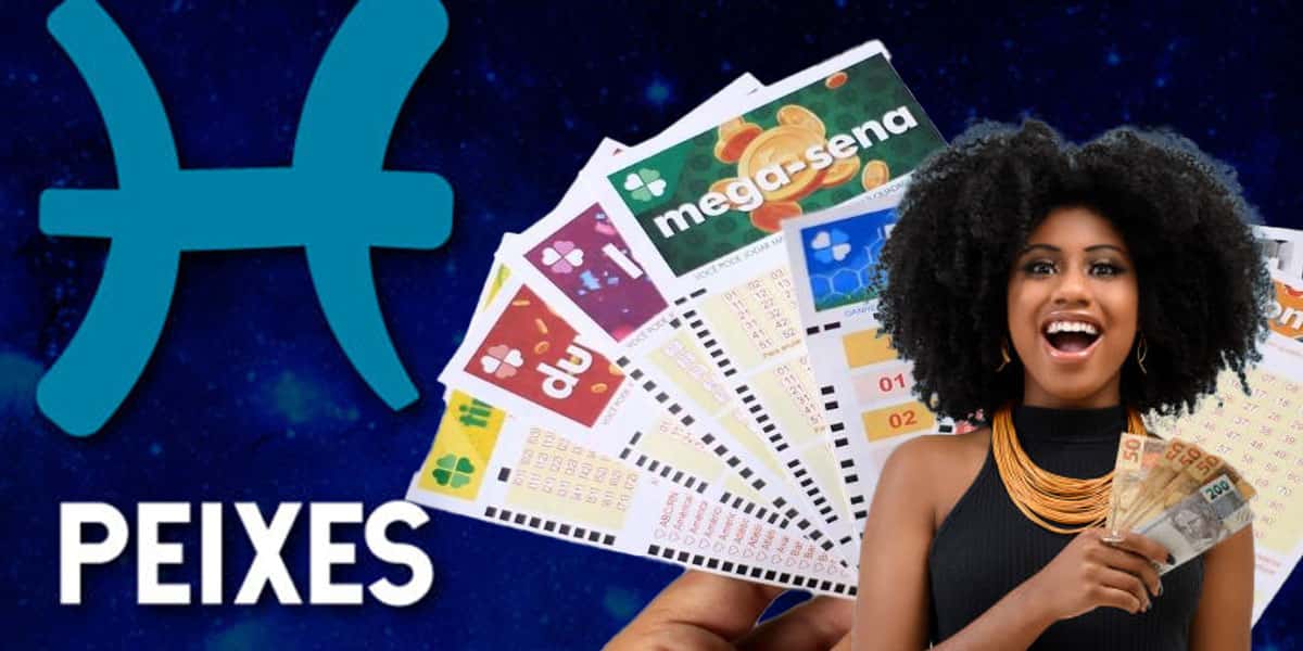 Signo de peixe - Números da loteria (Foto: Reprodução - Freepick, Montagem - TV foco)