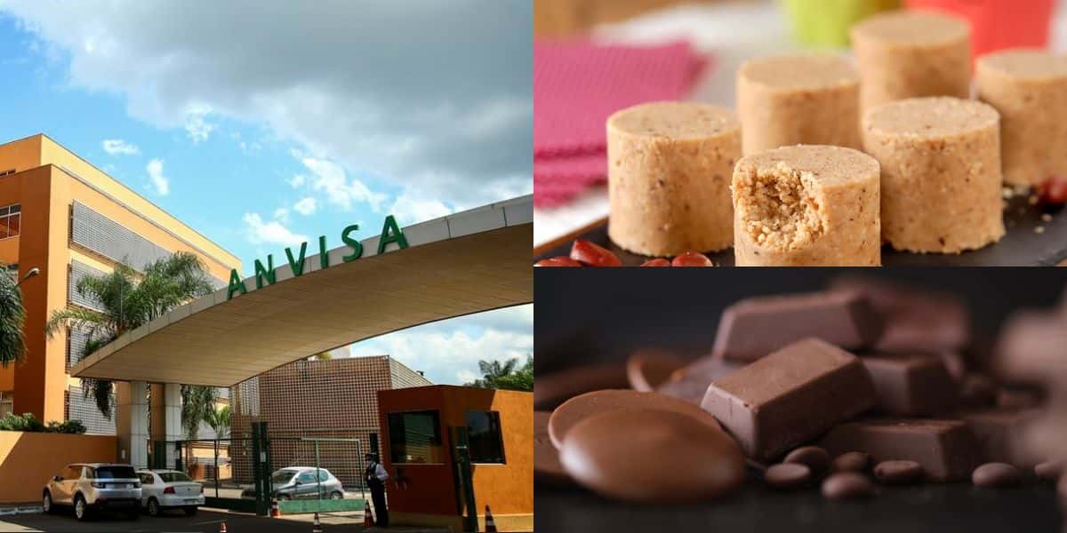 Anvisa promoveu a retirada de marcas de chocolate e paçoca (Reprodução: Montagem TV Foco)