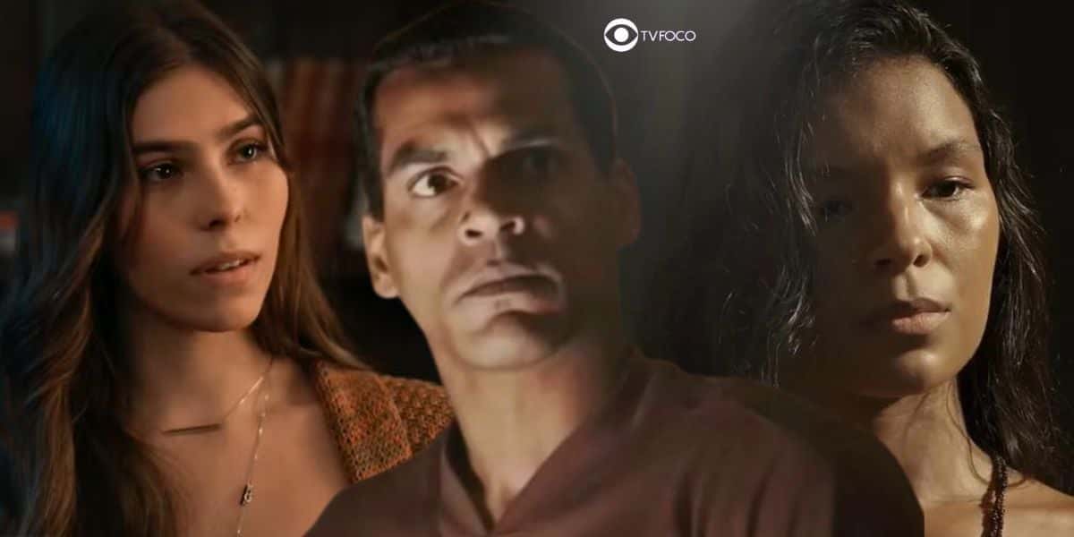 Buba, Bento e Ritinha em cenas de Renascer (Foto: Reprodução / Globo / Montagem TV Foco)