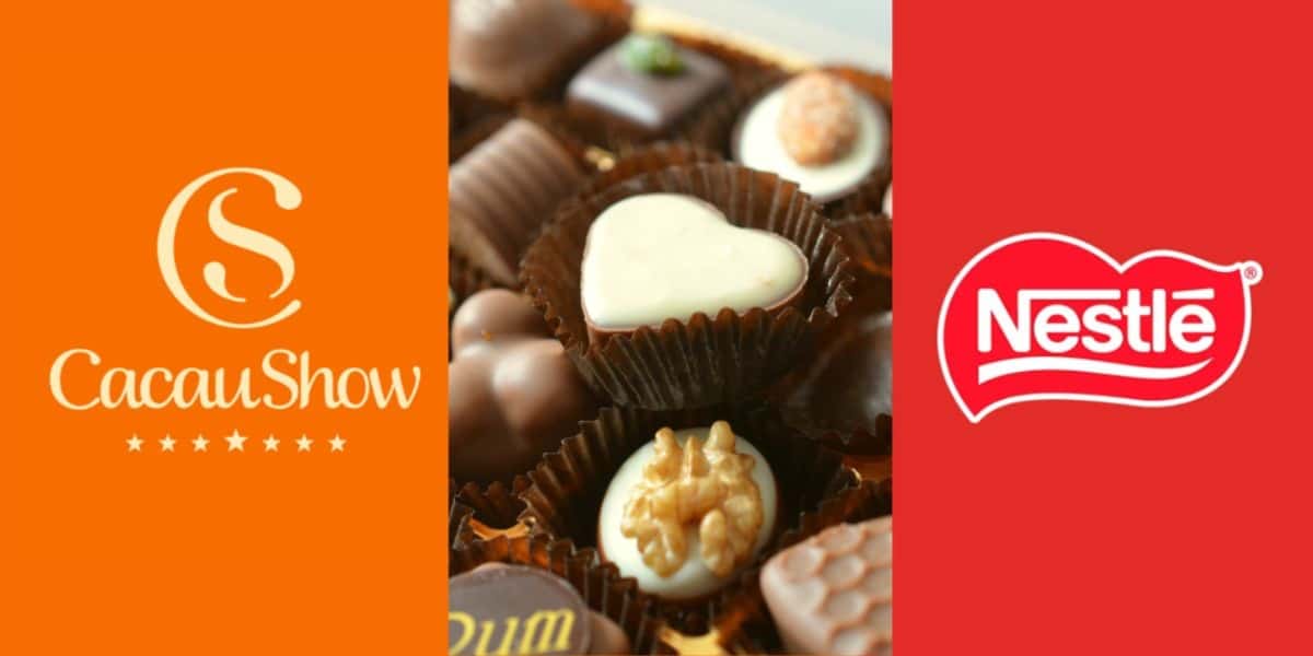 Nestlé e Cacau Show são duas grandes rivais (Foto: Reprodução/ Internet)