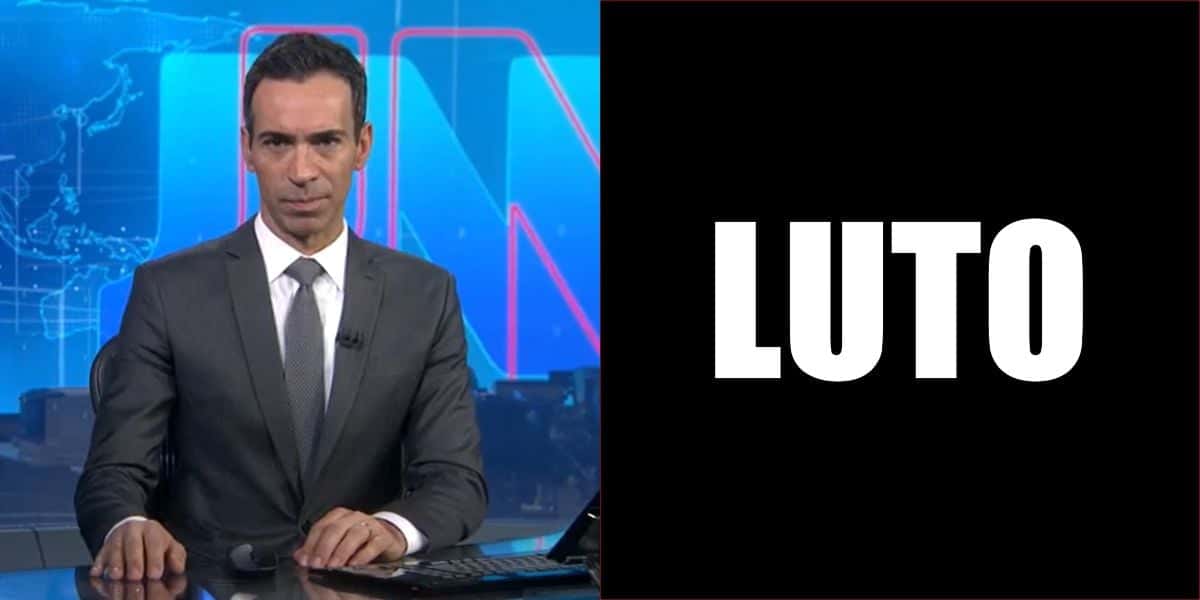 Perda foi anunciada por César Tralli no Jornal Nacional (Foto: Reprodução / TV Globo)