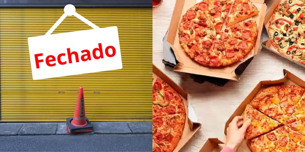 Rede de pizzaria amada no Brasil pediu falência em país gigante (Reprodução: Montagem TV Foco)