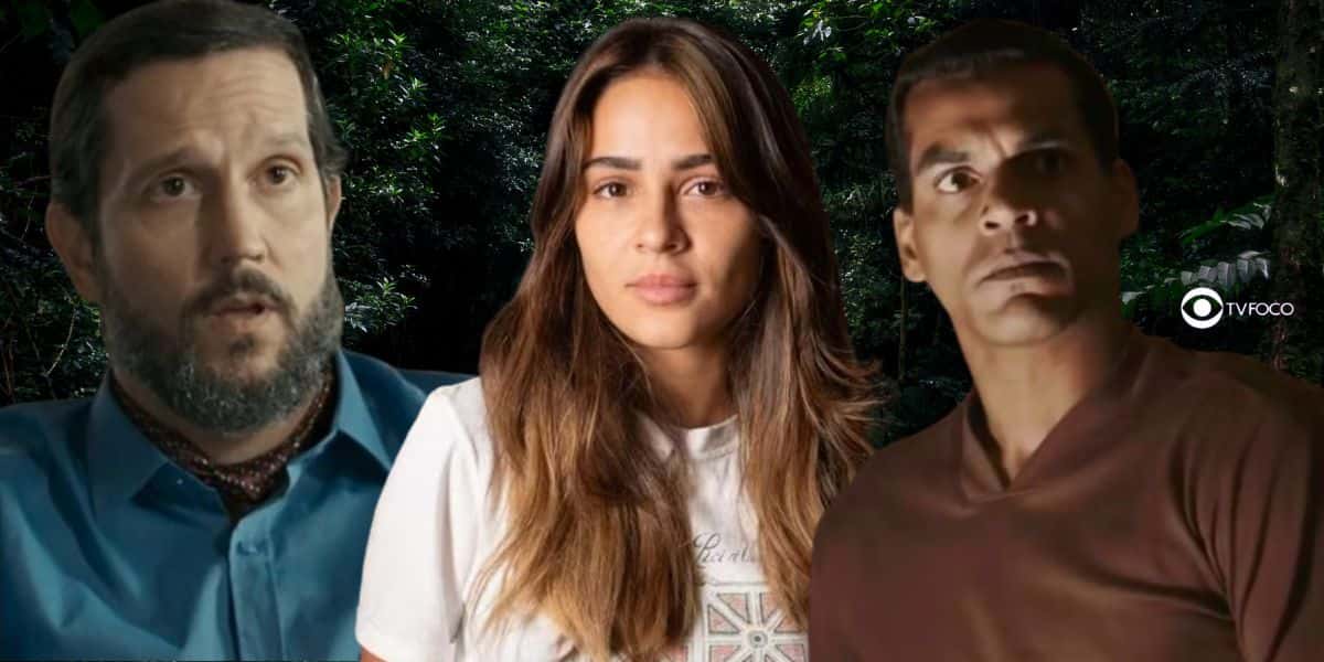 Egídio, Sandra e José Bento em Renascer (Foto: Reprodução / Globo / Montagem TV Foco)