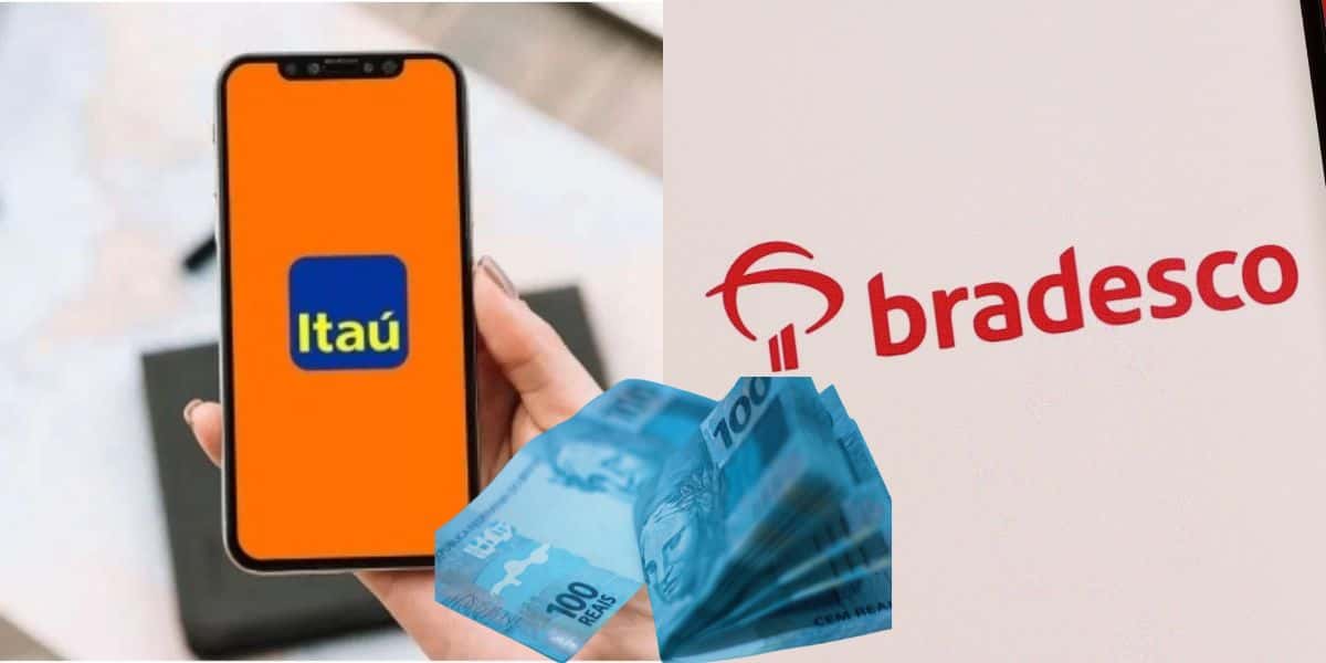 Nova lei da poupança com mudança em bancos como Itaú e Bradesco (Reprodução: Montagem TV Foco)