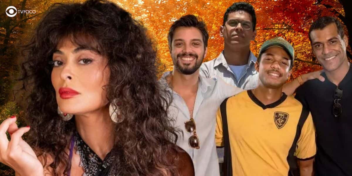 Jacutinga e filhos de José Inocêncio (Foto: Reprodução / Globo / Montagem TV Foco)