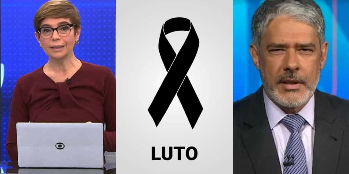 A perda irreparável de âncora do JG e o comunicado de luto feito por Lo Prete e Bonner - (Foto: Reprodução / Internet)