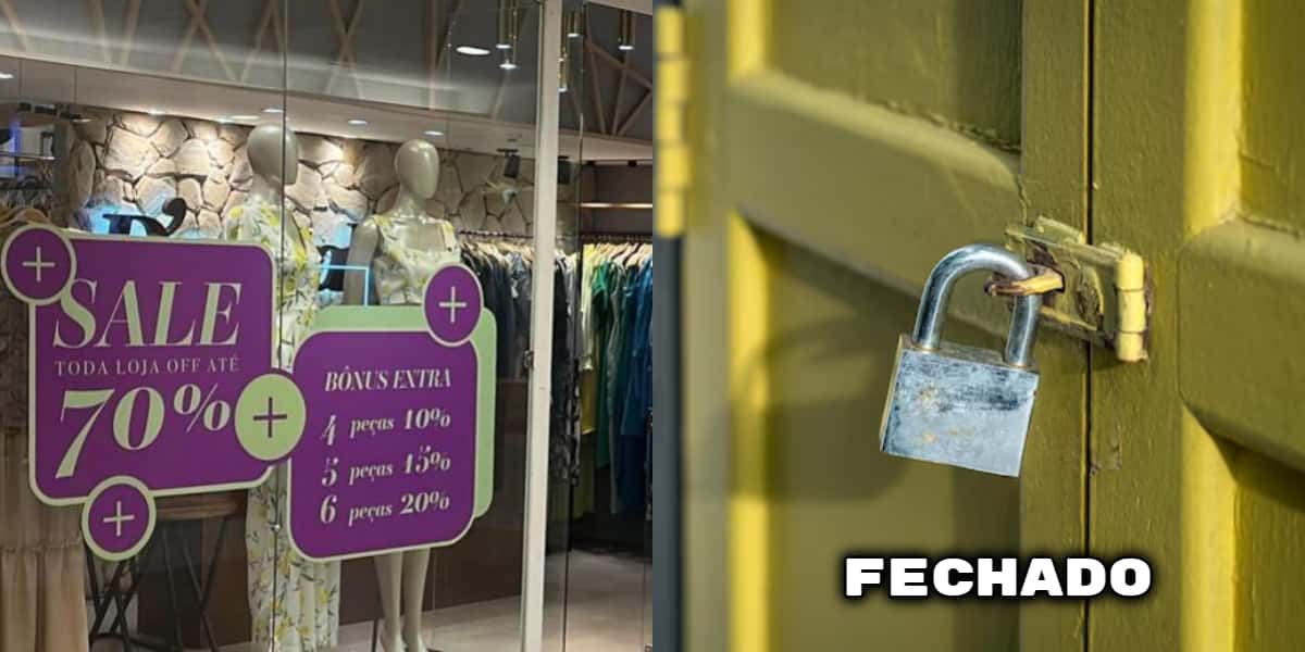 Grande varejista precisou fechar grande loja (Foto: Divulgação)